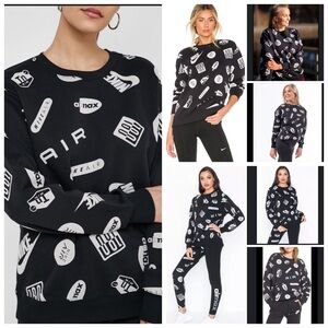 Nike Air Max Logo All Over Sweatshirt.